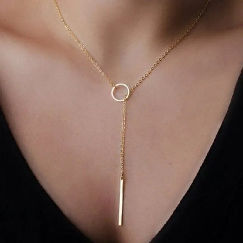 Veloura Pearl Stick Necklace