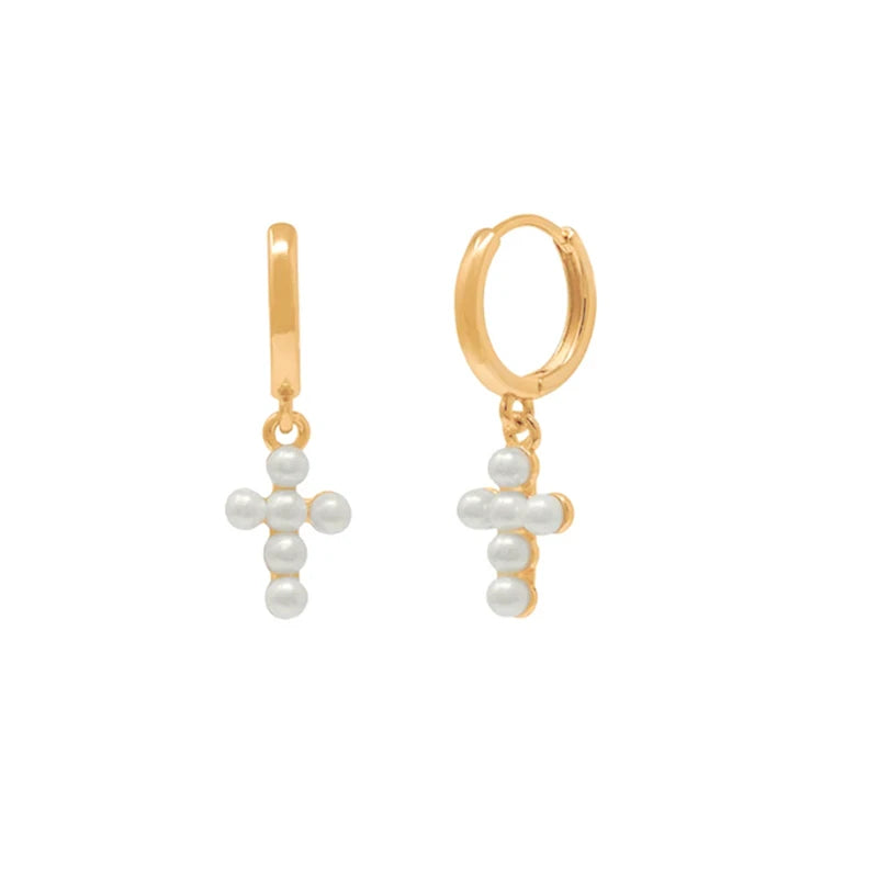 Veloura Pearl Elegance Earrings –  Silver Luxury