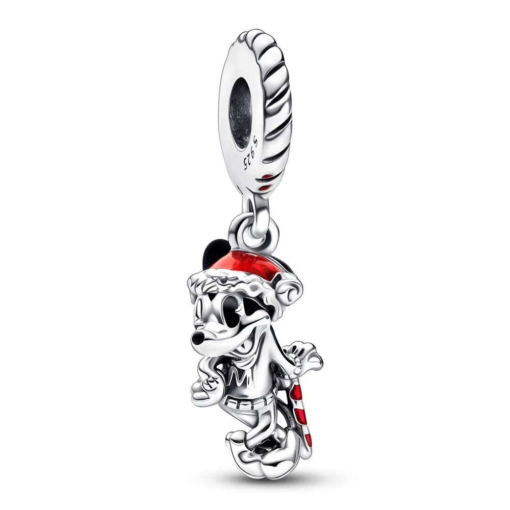 Disney Silver Charms - Mickey, Minnie, Princess, Stitch, Robots, Marvel