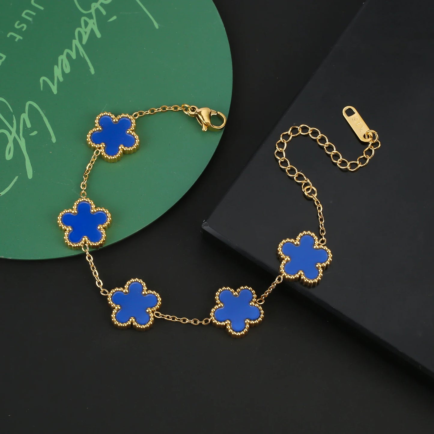 Veloura Laser-Cut Clover Bracelet