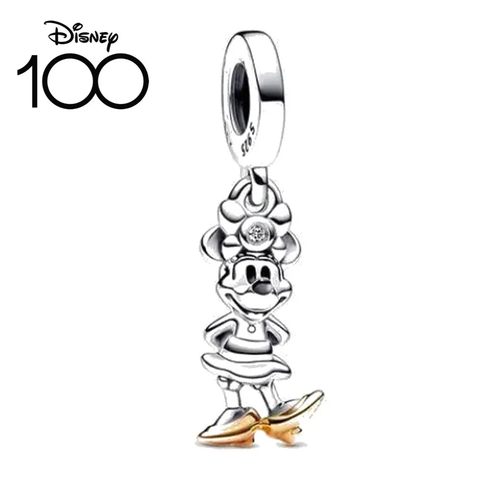 Disney Silver Charms - Mickey, Minnie, Princess, Stitch, Spiderman