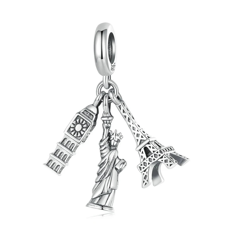 Veloura Travel Charm Set - Sterling Silver & Vintage Details