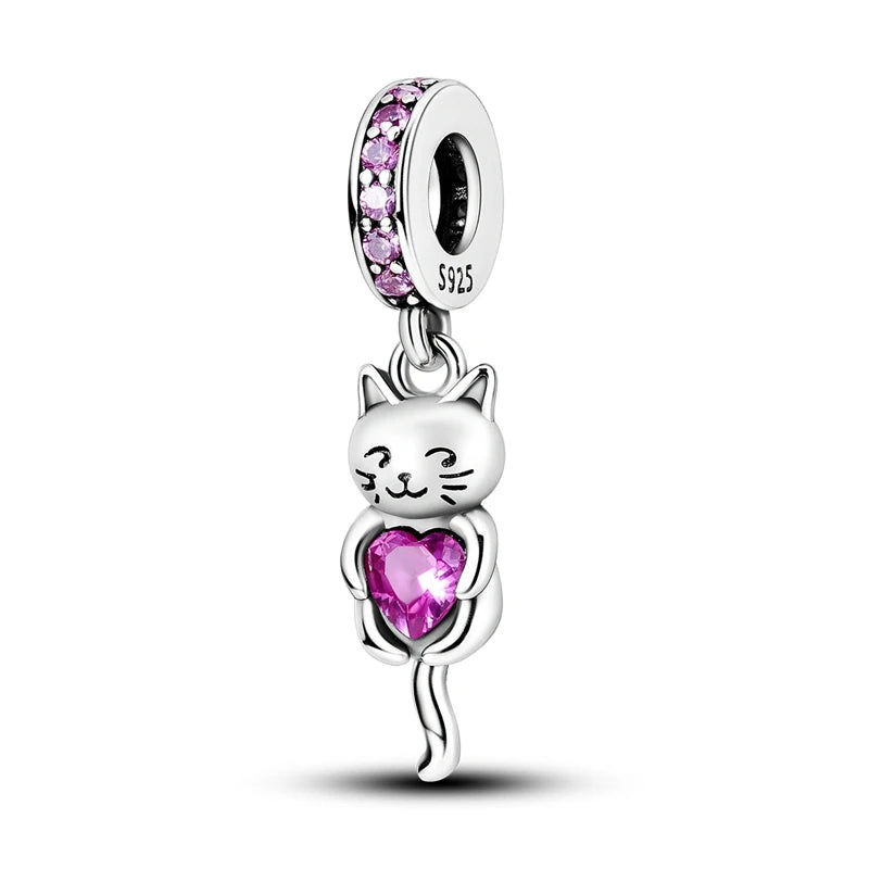 Animals Series Charms Beads- Sterling Silver