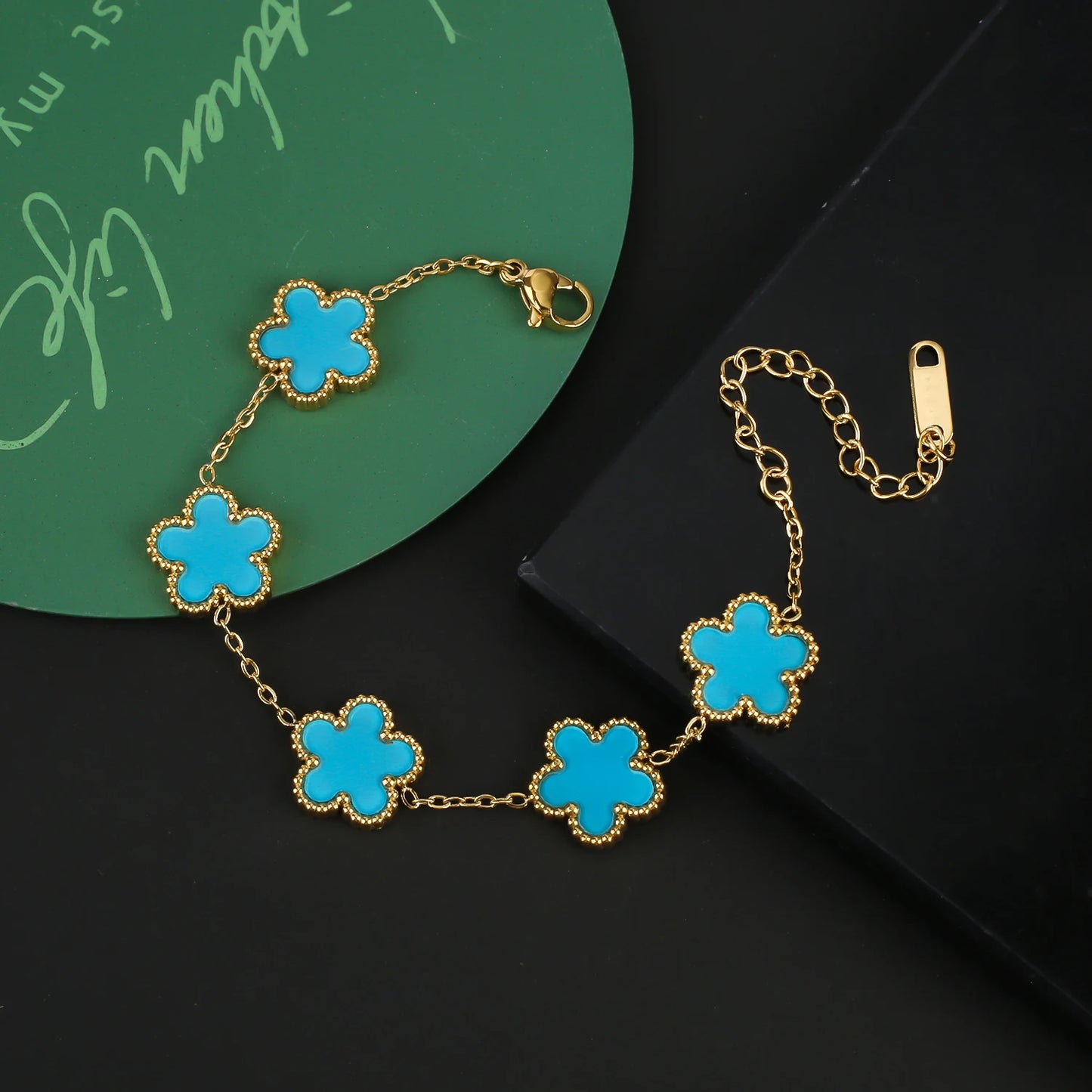 Veloura Laser-Cut Clover Bracelet