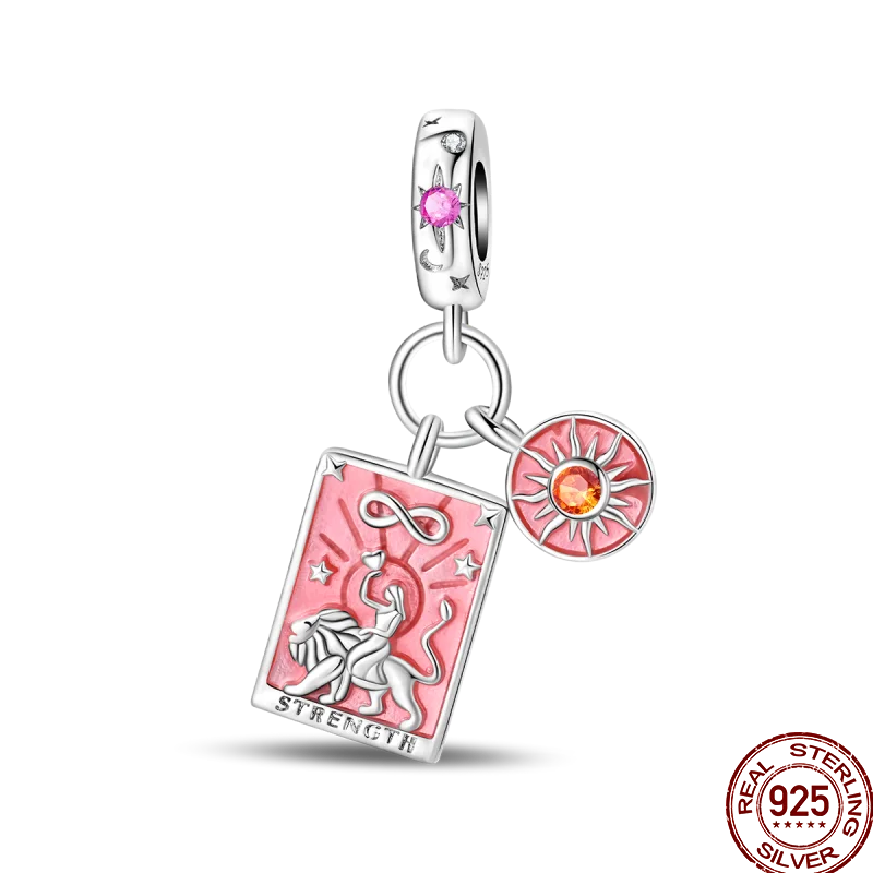 925 Sterling Silver Magic Tarot Tree of Life Charm