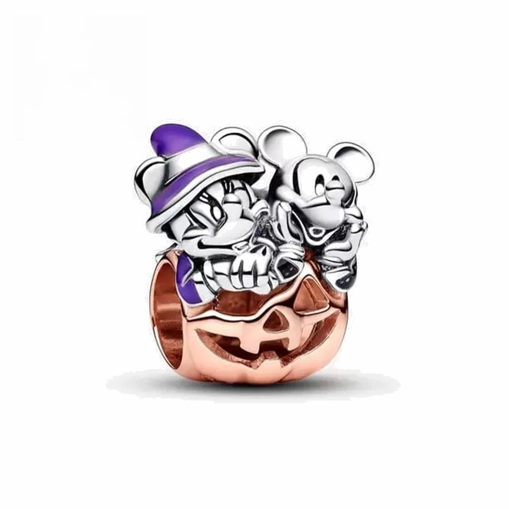 Disney Silver Charms - Mickey, Minnie, Princess, Stitch, Spiderman