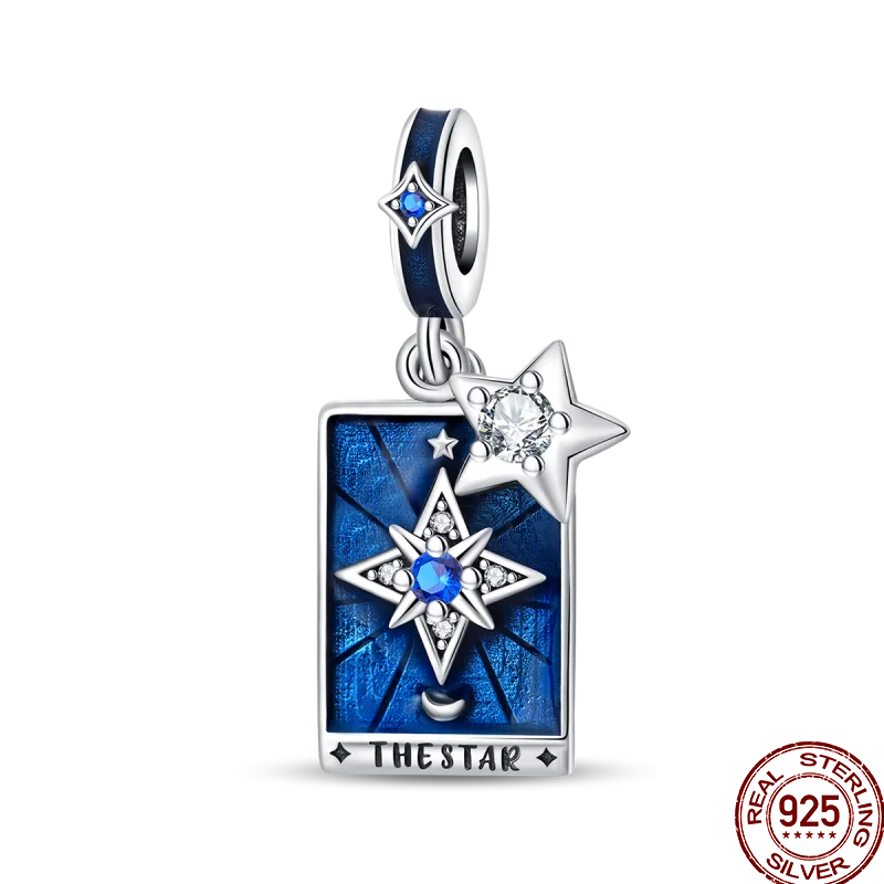 925 Sterling Silver Magic Tarot Tree of Life Charm