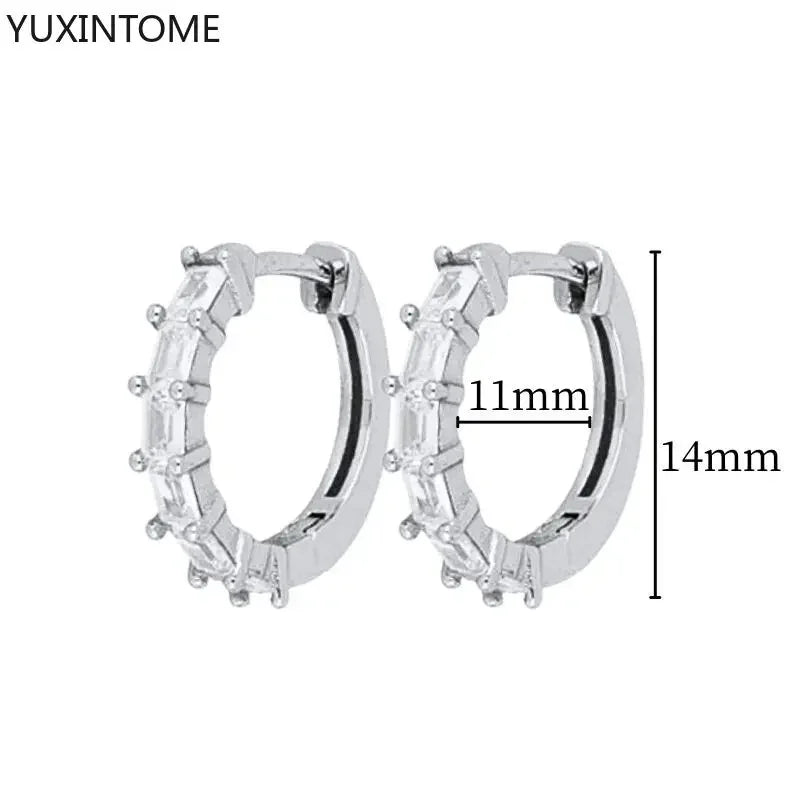 Veloura Crystal Hoop Earrings – 925 Sterling Silver Luxury