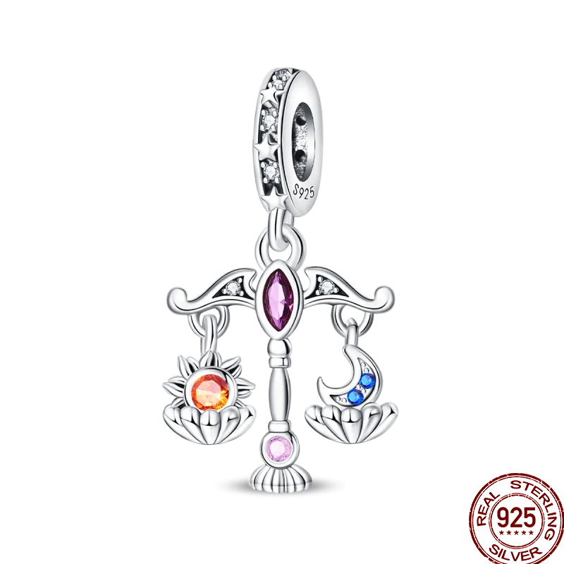 925 Sterling Silver Magic Tarot Tree of Life Charm