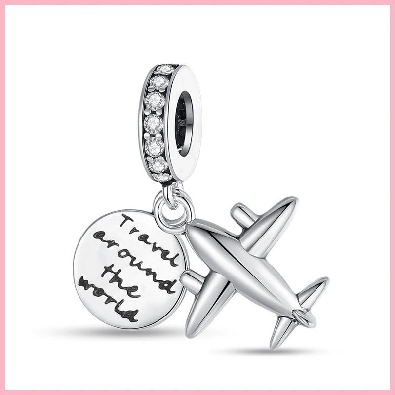 Veloura Travel Charm Set - Sterling Silver & Fine Detailing