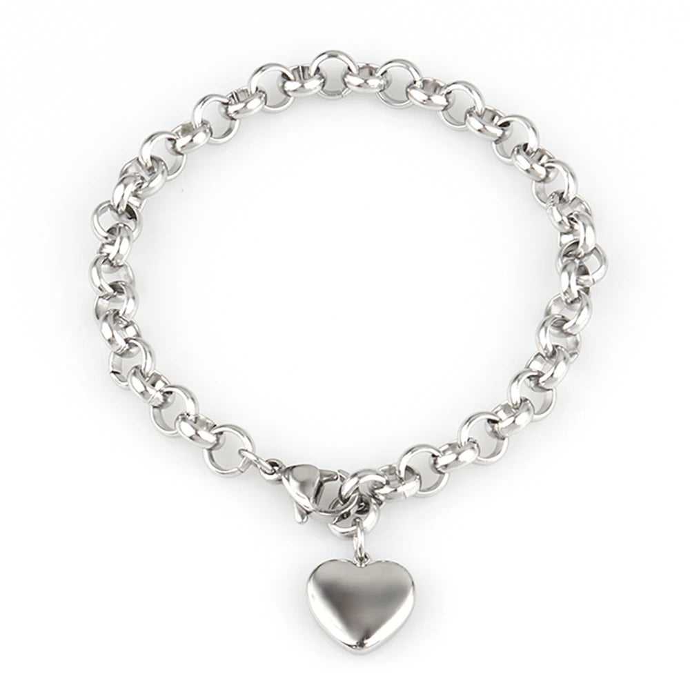 Veloura Heart Pendant Bracelet