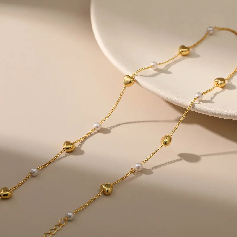 Veloura Heartlink Gold Necklace