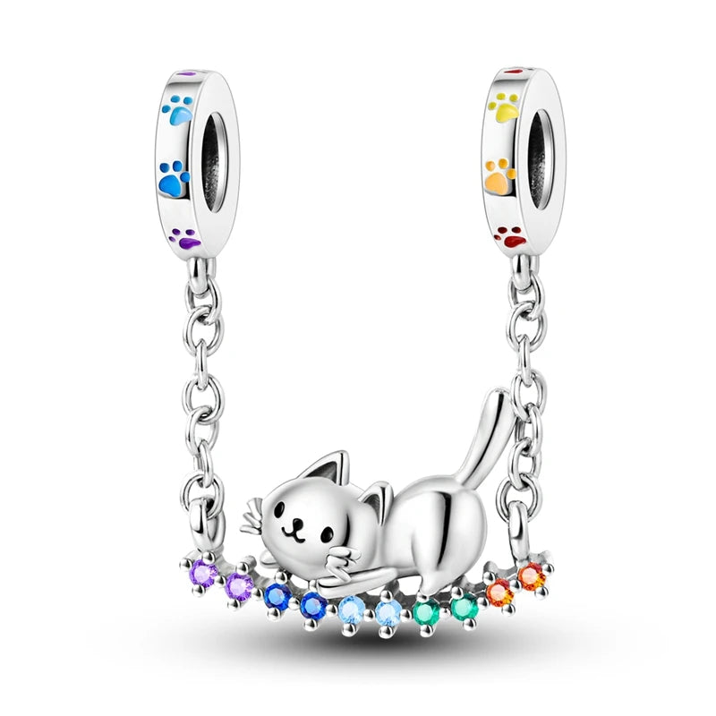 Animals Series Charms Beads- Sterling Silver