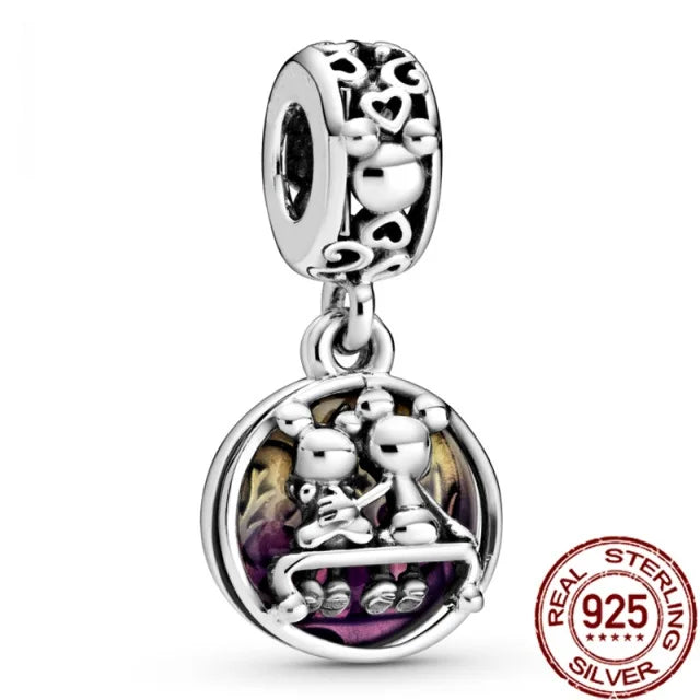 Veloura Disney Villain Charm - Sterling Silver & Pumpkin Witch