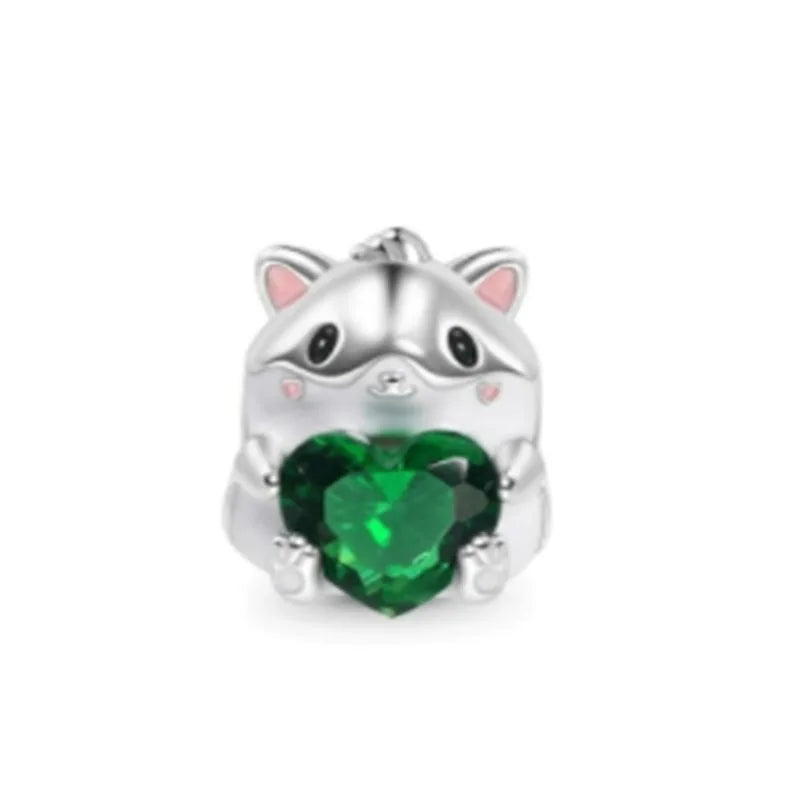 Veloura Green Clover Bead - 925 Sterling Silver Plated