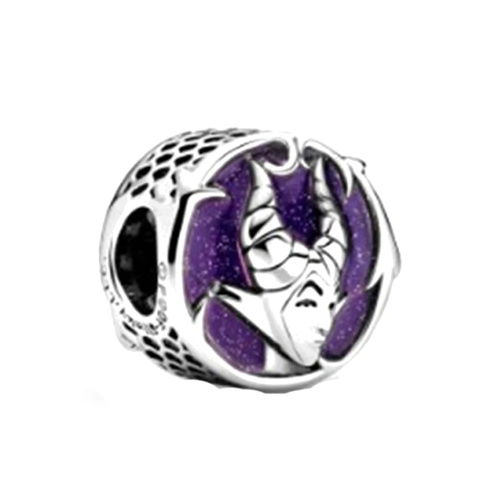 Veloura Disney Villain Charm - Sterling Silver & Pumpkin Witch