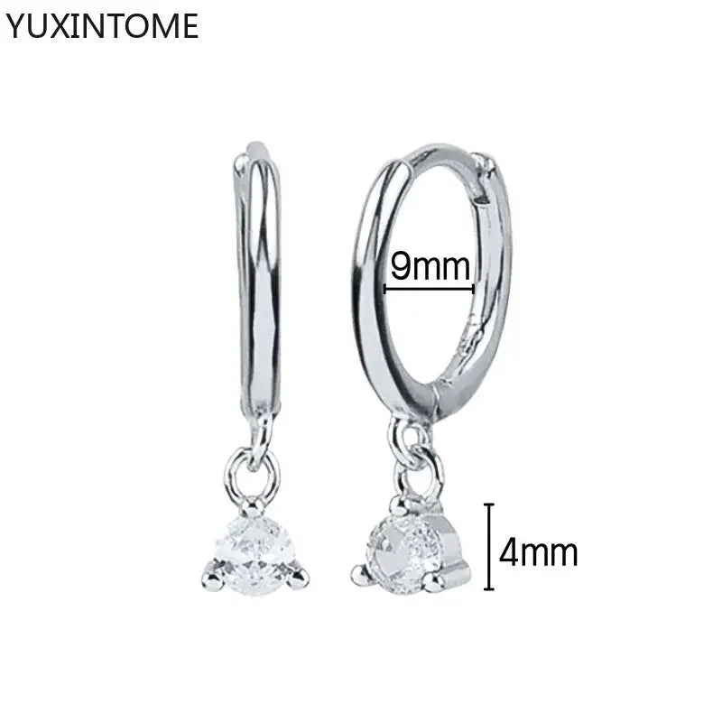 Veloura Crystal Hoop Earrings – 925 Sterling Silver Luxury