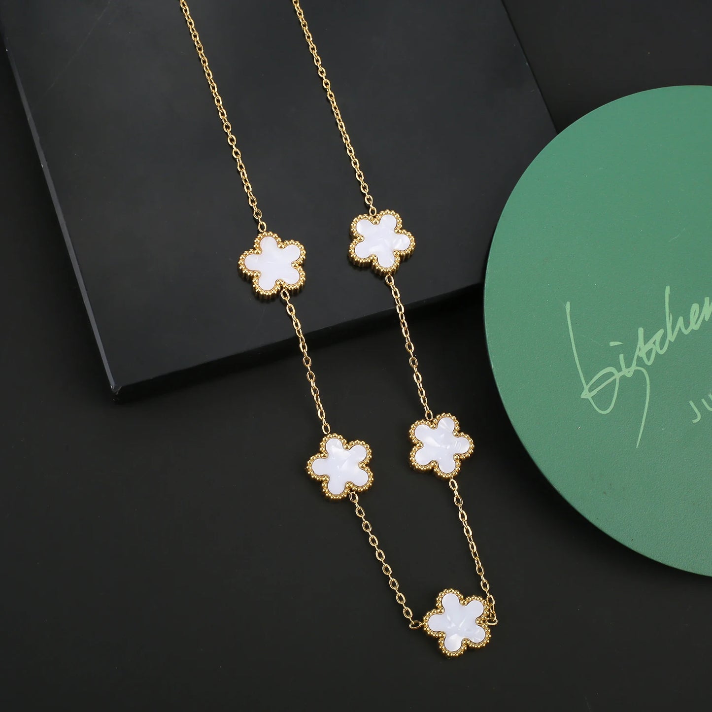 Veloura Laser-Cut Clover Bracelet