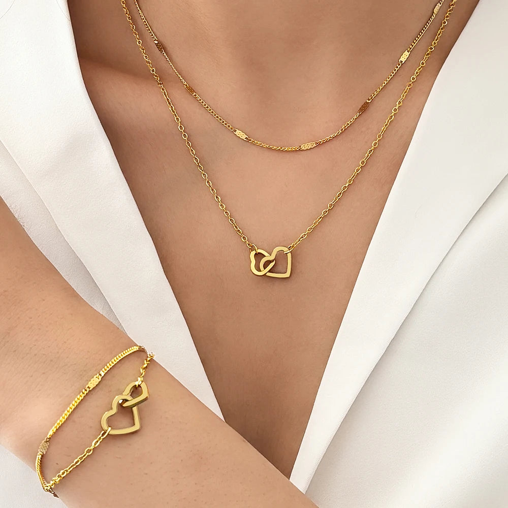 Veloura Love Bracelet & Necklace Set