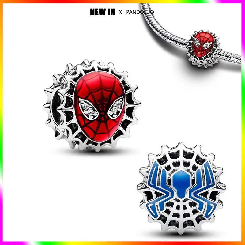 Marvel Captain America Wolverine Charm Beads Sterling Silver