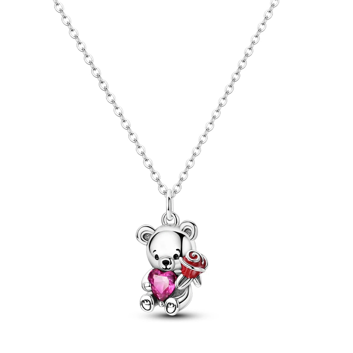 Veloura Firefly Heart Necklace –Luminous Zircon Pendant Design