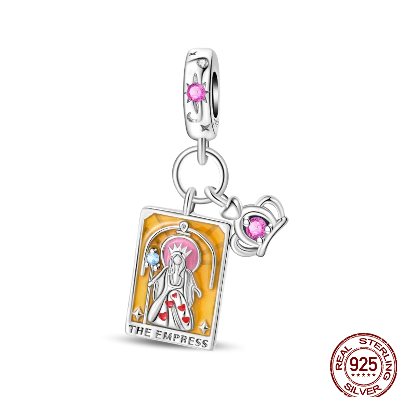 925 Sterling Silver Magic Tarot Tree of Life Charm