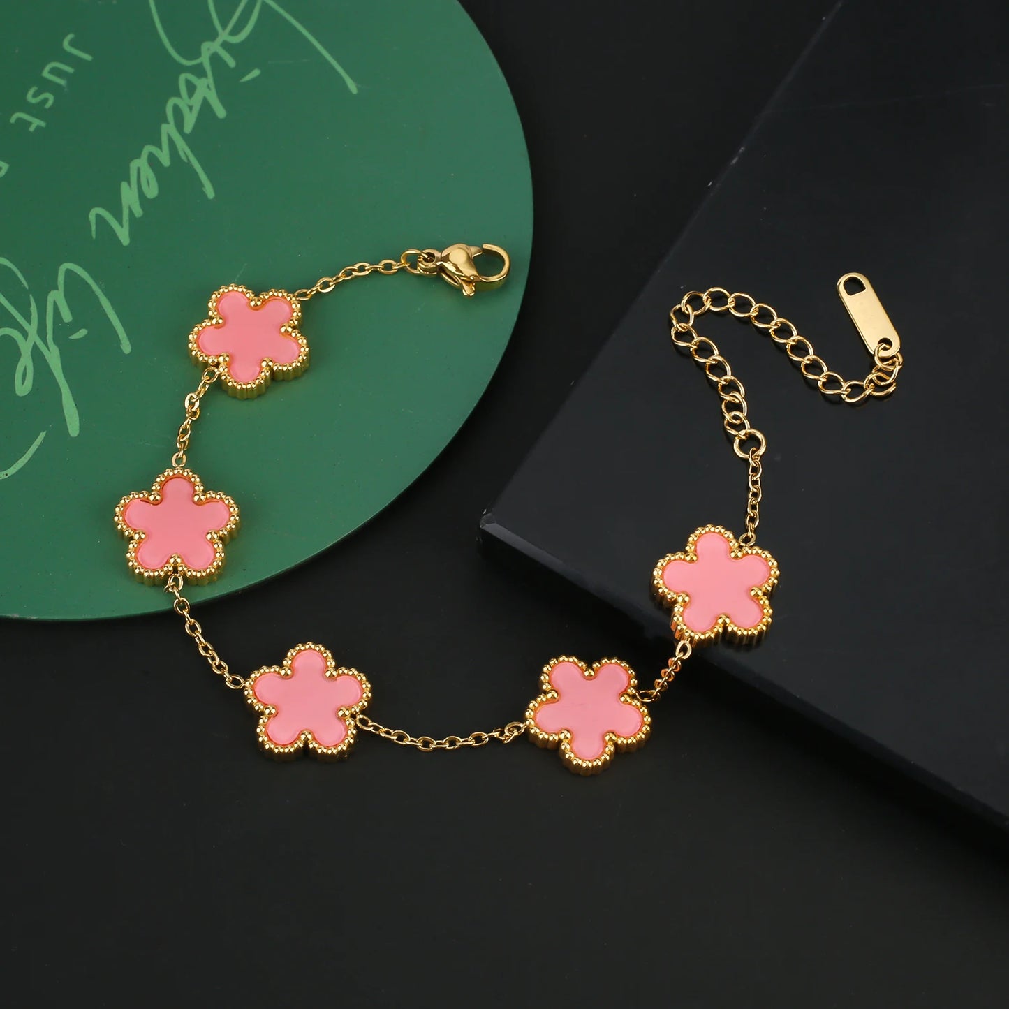 Veloura Laser-Cut Clover Bracelet