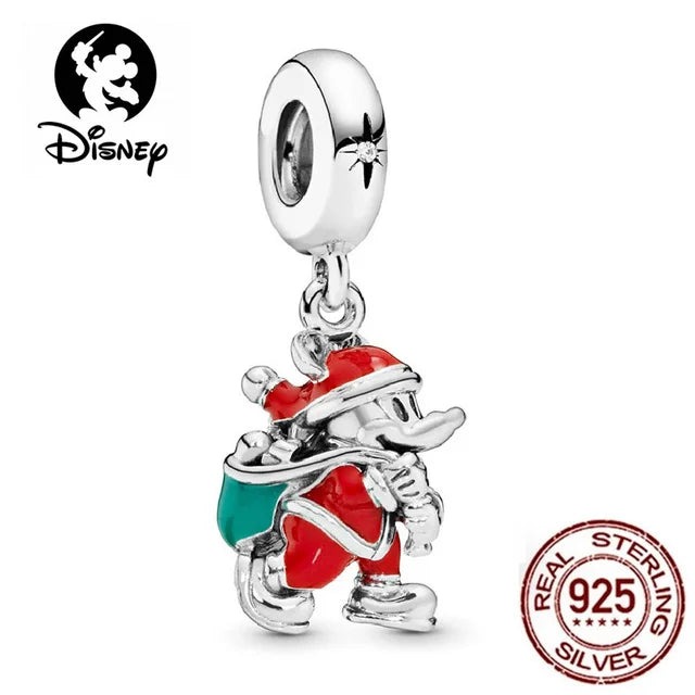 Disney Silver Charms - Mickey, Minnie, Princess, Stitch, Robots, Marvel