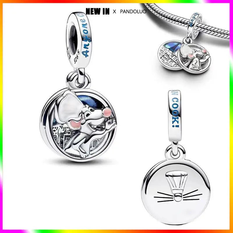 Marvel Captain America Wolverine Charm Beads Sterling Silver