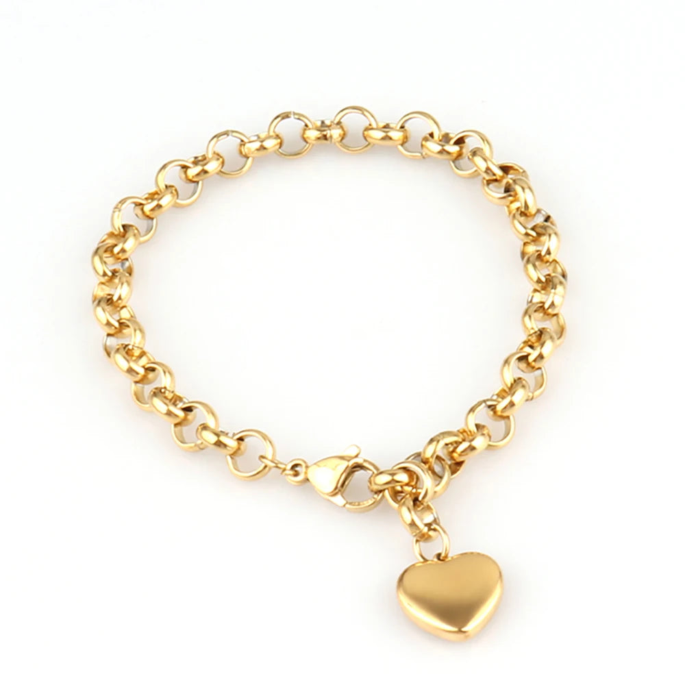 Veloura Heart Pendant Bracelet