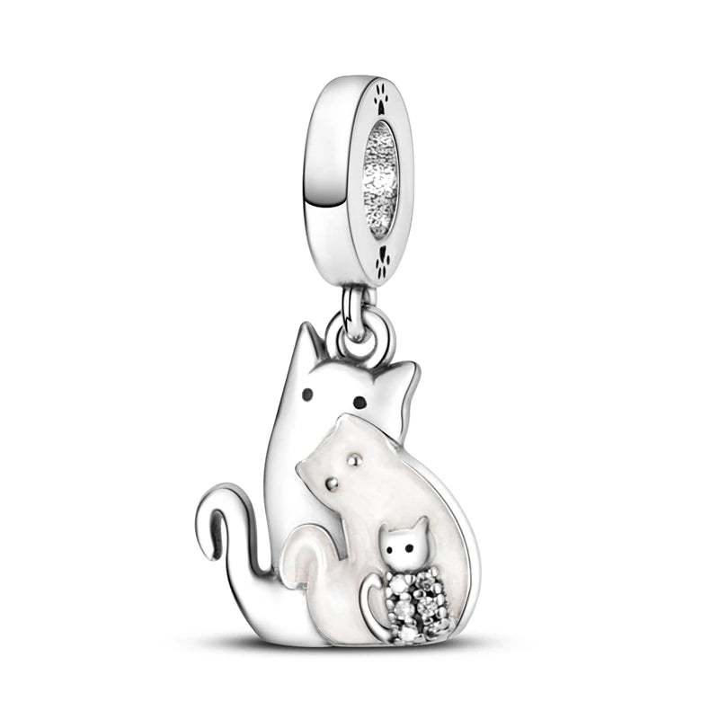 Animals Series Charms Beads- Sterling Silver