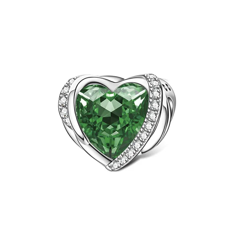 Veloura Green Clover Bead - 925 Sterling Silver Plated