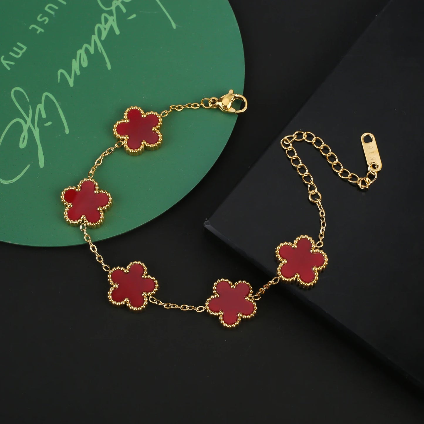 Veloura Laser-Cut Clover Bracelet