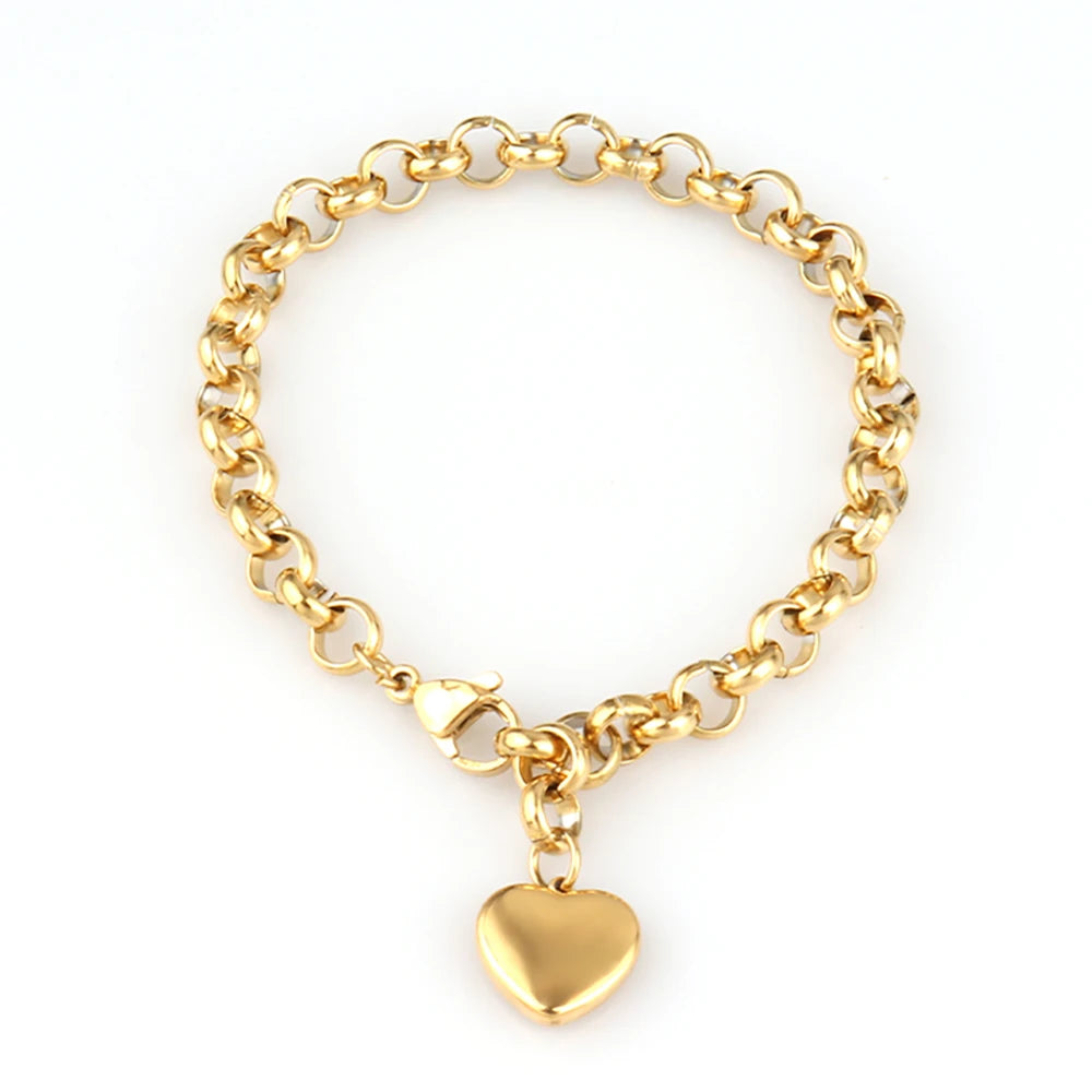 Veloura Heart Pendant Bracelet