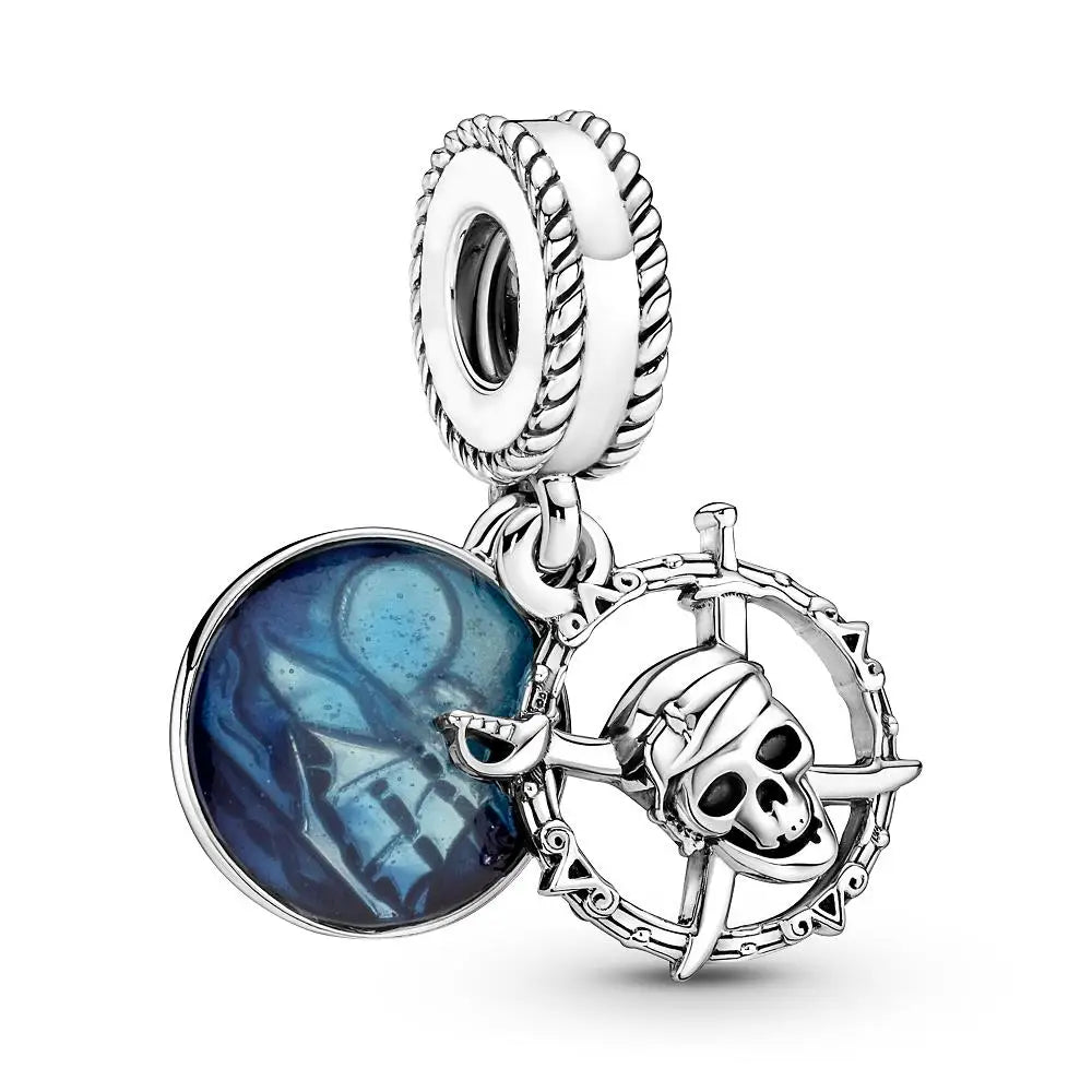 Veloura Disney Villain Charm - Sterling Silver & Pumpkin Witch