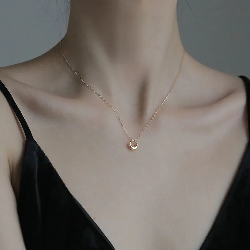 Veloura Radiant Circle Necklace