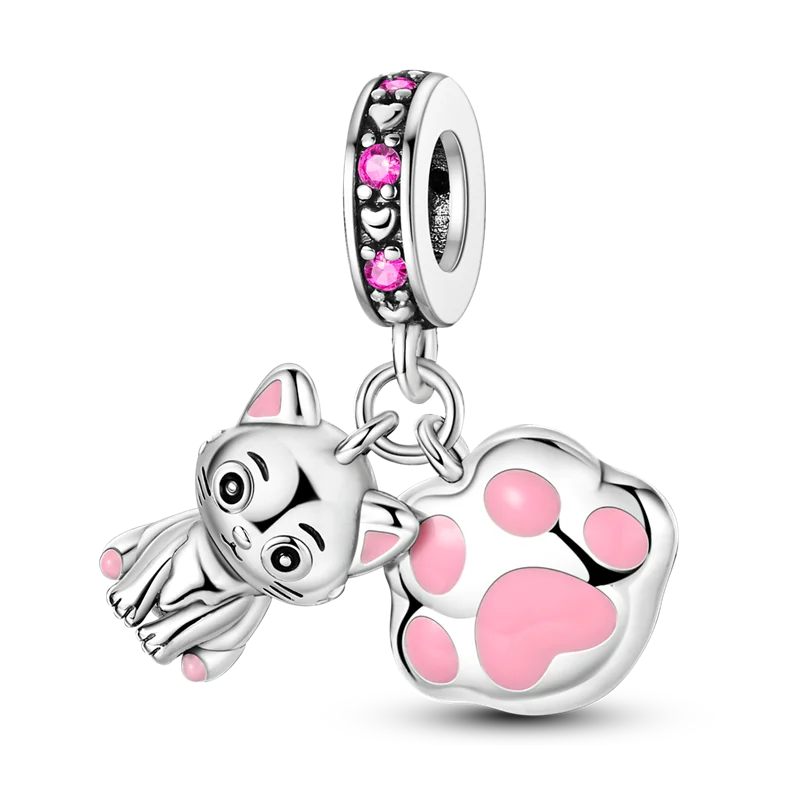 Animals Series Charms Beads- Sterling Silver