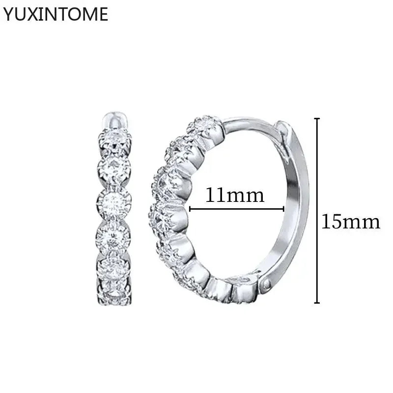 Veloura Crystal Hoop Earrings – 925 Sterling Silver Luxury