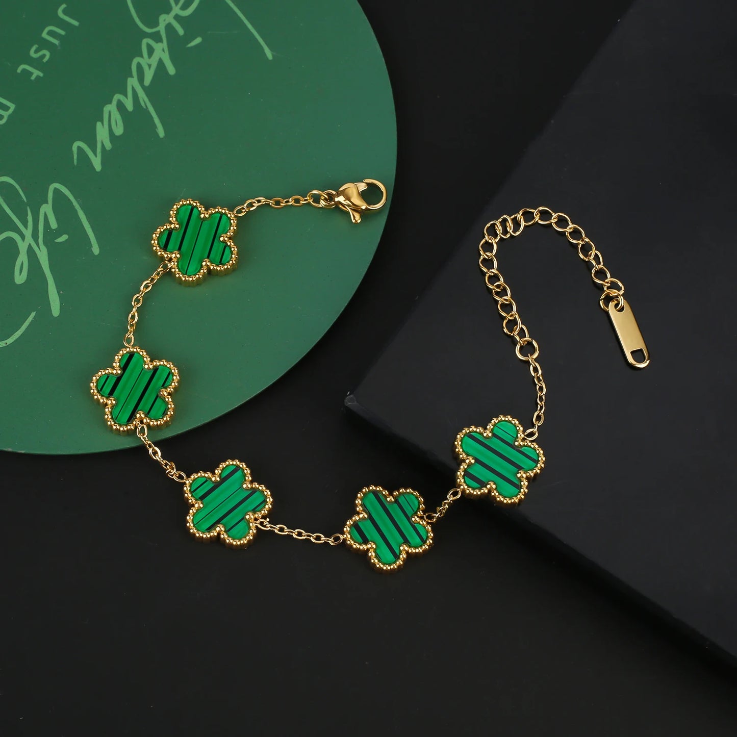 Veloura Laser-Cut Clover Bracelet