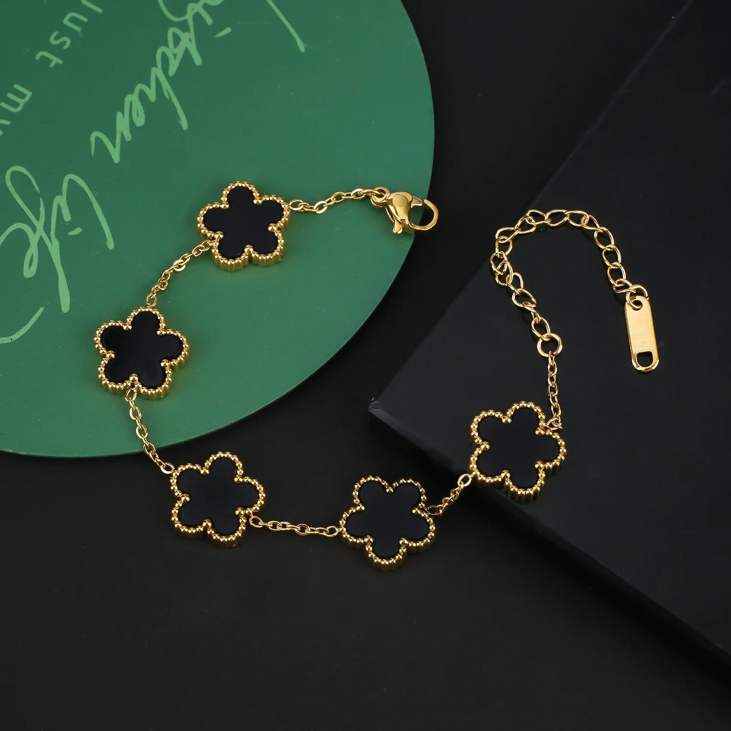 Veloura Laser-Cut Clover Bracelet