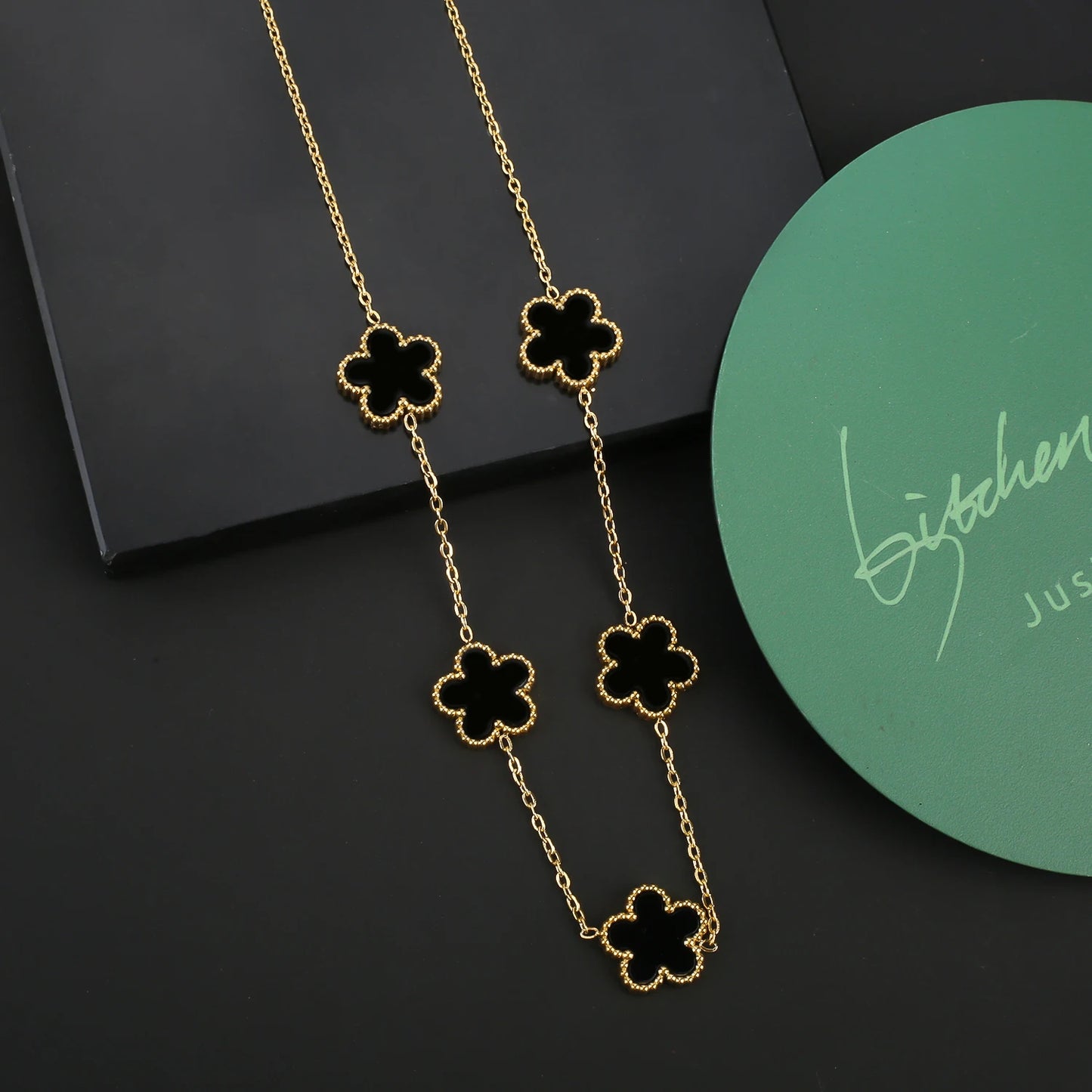 Veloura Laser-Cut Clover Bracelet