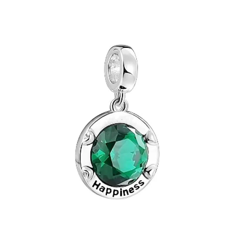 Veloura Green Clover Bead - 925 Sterling Silver Plated