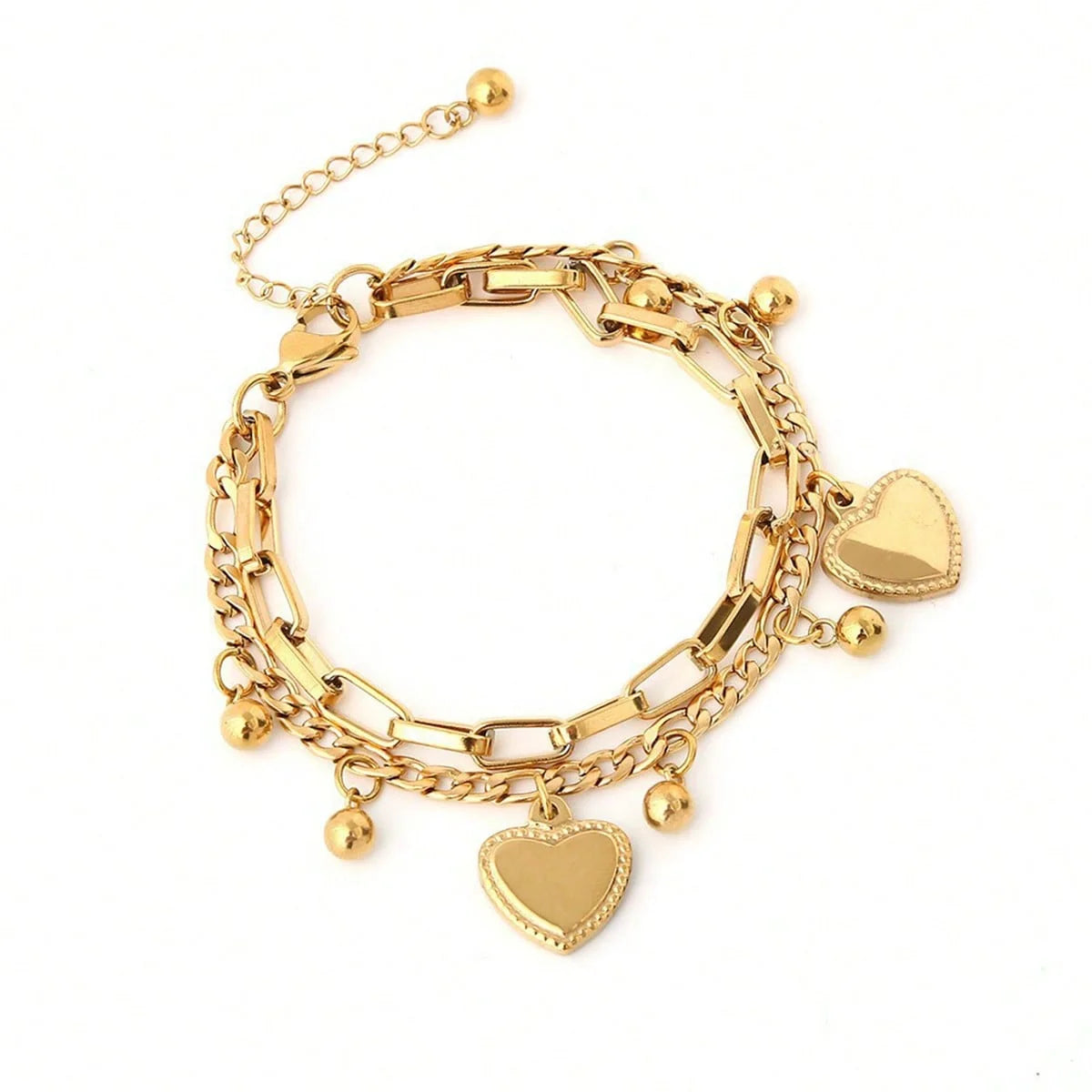 Veloura Royal Radiance Love Bracelet – Multi-Layered Elegance