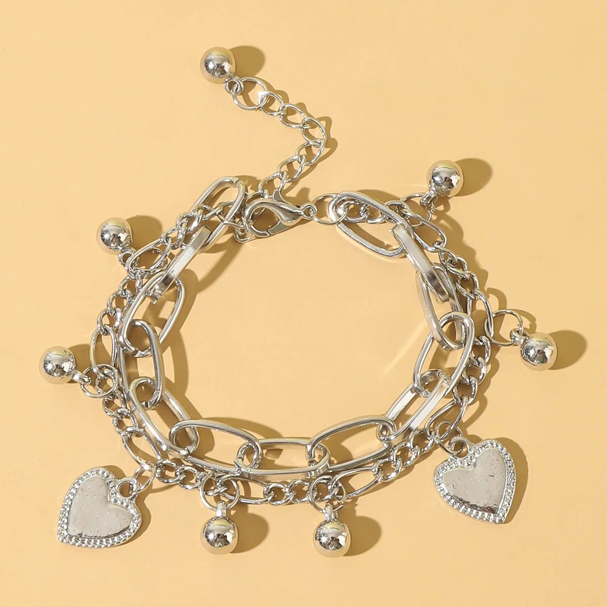 Veloura Royal Radiance Love Bracelet – Multi-Layered Elegance