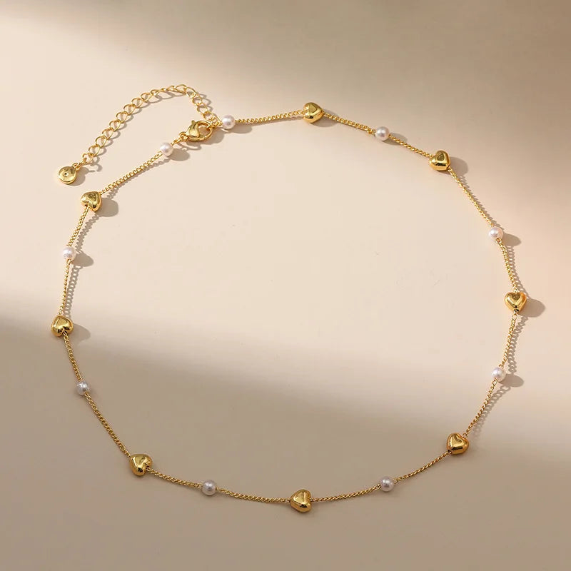 Veloura Heartlink Gold Necklace