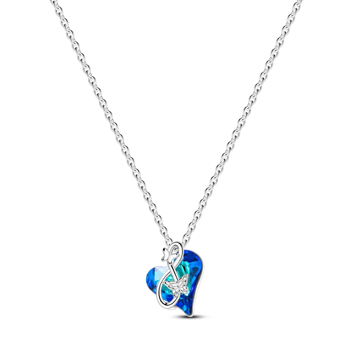 Veloura Firefly Heart Necklace –Luminous Zircon Pendant Design