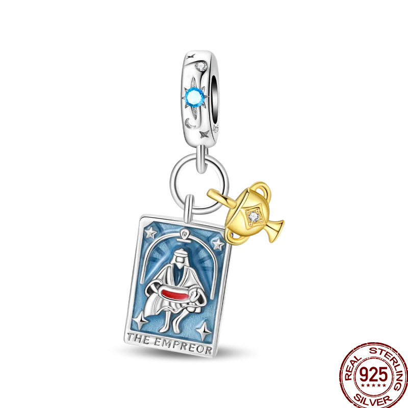 925 Sterling Silver Magic Tarot Tree of Life Charm