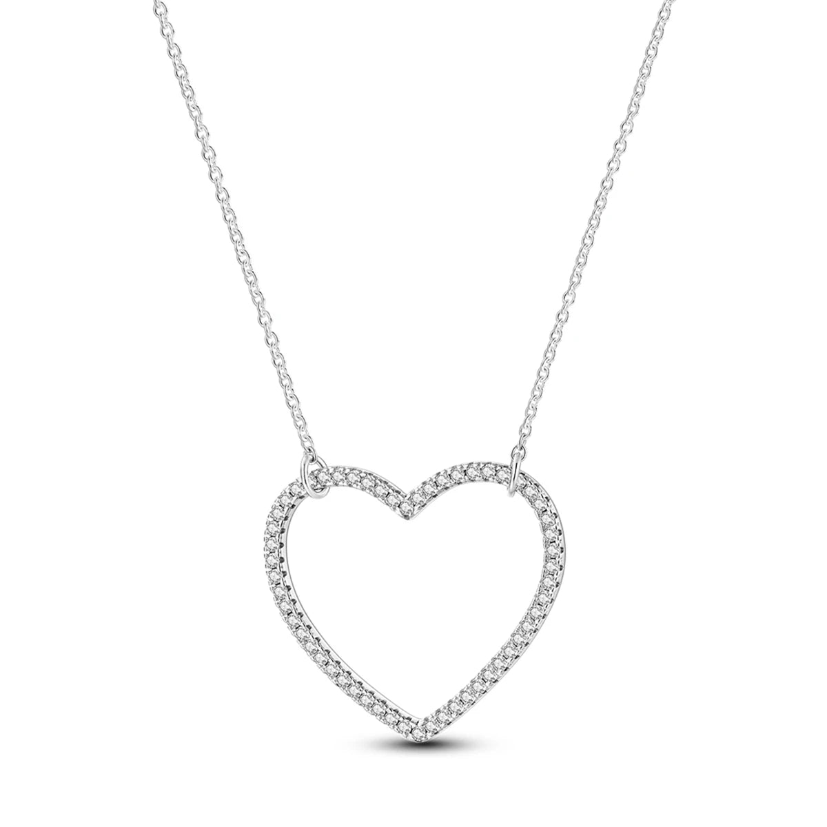 Veloura Firefly Heart Necklace –Luminous Zircon Pendant Design