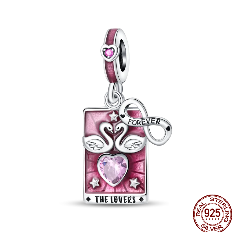 925 Sterling Silver Magic Tarot Tree of Life Charm