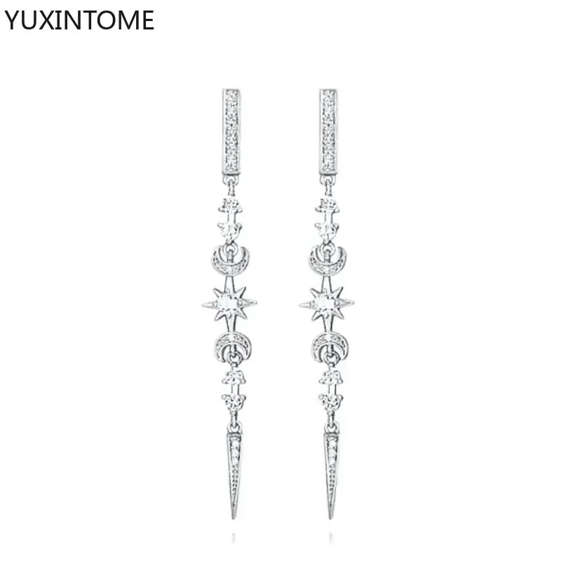 Veloura Crystal Hoop Earrings – 925 Sterling Silver Luxury